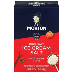 Morton Ice Cream Rock Salt - 4 Lb