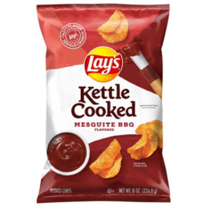 Lays Potato Chips Kettle Cooked Mesquite BBQ - 8 Oz