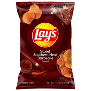 Lays Potato Chips Sweet Southern Heat Barbecue - 7.75 Oz