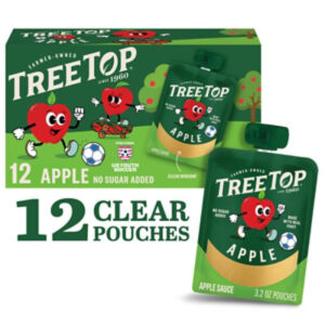 Tree Top Apple Sauce Apple Pouches - 12-3.2 Oz