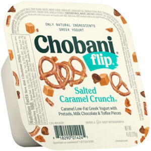 Chobani Flip Salted Caramel Chocolate and Toffee Crunch Low-Fat Greek Yogurt - 4.5 Oz
