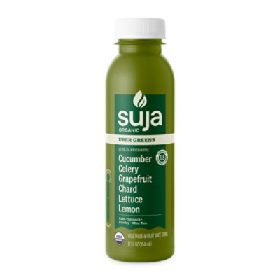 Suja Organic Uber Greens Cold Pressed Juice Drink - 12 Fl. Oz.