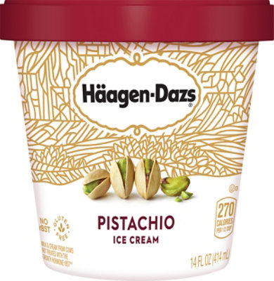 Haagen-Dazs Pistachio Ice Cream - 14 Oz