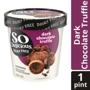 So Delicious Dairy Free Dark Chocolate Truffle Cashew Milk Frozen Dessert - 16 Ml