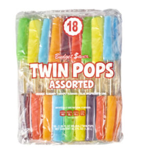 Budget Saver Twin Pops Assorted - 18 Count