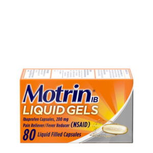 Motrin Ibuprofen Capsules 200 mg - 80 Count