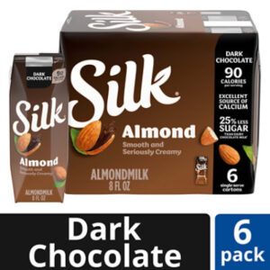 Silk Shelf-Stable Dark Chocolate Almond Milk Singles Multipack 6-8 Fl. Oz.