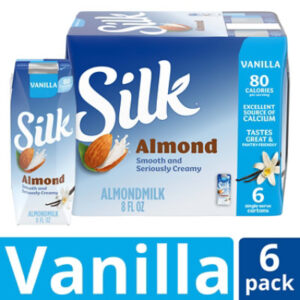 Silk Shelf-Stable Vanilla Almond Milk Singles Multipack 6-8 Fl. Oz.