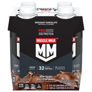 MUSCLE MILK Pro Series Protein Shake Non Dairy Knockout Chocolate - 4-11 Fl. Oz.