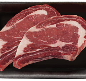 USDA Choice Beef Rib Steak Thin Bone In - 2 Lb