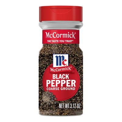 McCormick Coarse Ground Black Pepper - 3.12 Oz