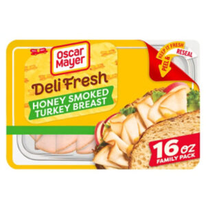 Oscar Mayer Deli Fresh Honey Smoked Sliced Turkey Breast Deli Lunch Meat - 16 Oz