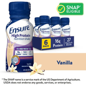 Ensure High Protein Nutrition Shake Ready To Drink Vanilla - 6-8 Fl. Oz.