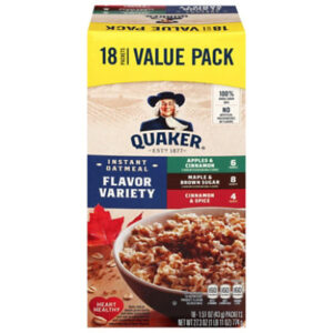 Quaker Oatmeal Instant Flavor Variety Value Pack - 18-1.51 Oz