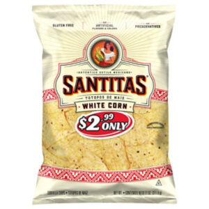 Santitas Tortilla Triangles White - 11 Oz