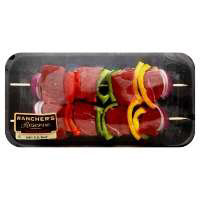 Kabobs Beef Marinated Fresh Packaged 2 Count - 1.5 Lb