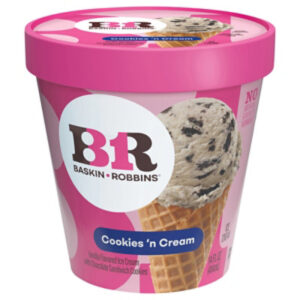 Baskin Robbins Ice Cream Cookies N Cream - 14 Fl. Oz.