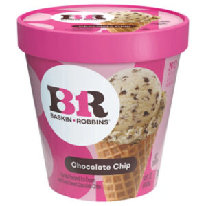 Baskin Robbins Ice Cream Chocolate Chip - 14 Fl. Oz.
