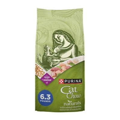 Purina Cat Chow Naturals Chicken and Turkey Dry Cat Food - 6.3 Lbs