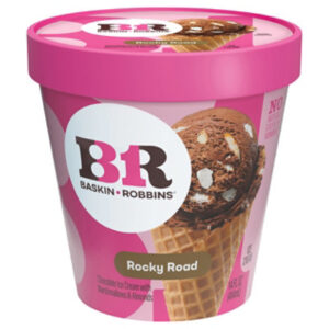 Baskin Robbins Ice Cream Rocky Road - 14 Fl. Oz.