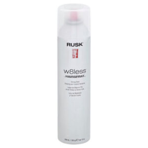 RUSK Designer Collection W8less Plus Hairspray Shaping and Control Strong Hold - 10 Oz
