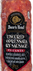 Boars Head Sopressata Hot Mini - 9 Oz