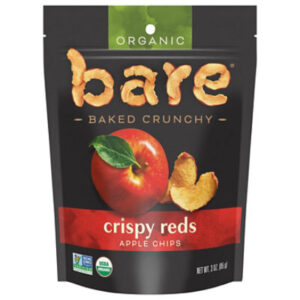 Bare Foods Apple Chips Organic Crunchy Fuji Red - 3 Oz