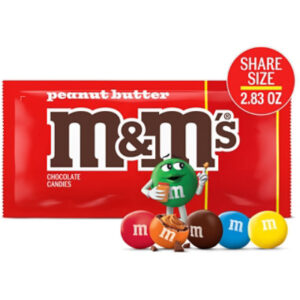 M&M'S Peanut Butter Chocolate Candies Share Size - 2.83 Oz