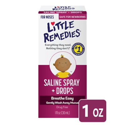 Little Remedies Saline Spray and Drops - 1 Fl. Oz.