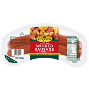 Eckrich Skinless Smoked Sausage - 14 Oz