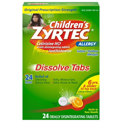Childrens Zyrtec Oral Dissolve Tabs - 24 Count
