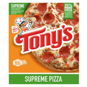 Tonys Pizzeria Pizza Supreme Frozen - 20.6 Oz