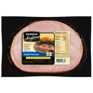 Smithfield Anytime Favorites Maple Flavored Boneless Ham Steak - 8 Oz