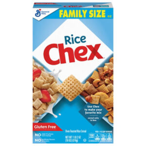 Chex Cereal Rice Gluten Free Oven Toasted Family Size - 18 Oz