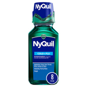 Vicks NyQuil Cold & Flu Relief Nighttime Liquid Original - 8 Fl. Oz.