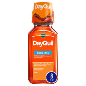Vicks DayQuil Medicine Cold & Flu Relief Multi Symptom Syrup Non Drowsy - 8 Fl. Oz.