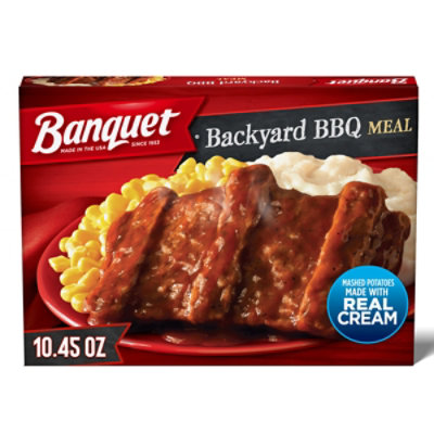 Banquet Backyard BBQ Frozen Meal - 10.45 Oz