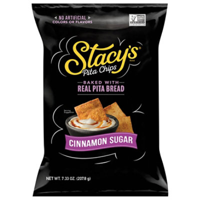 Stacys Pita Chips Cinnamon Sugar - 7.33 Oz