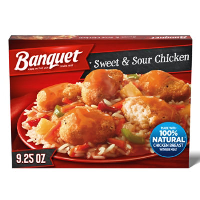 Banquet Sweet And Sour Chicken Frozen Meal - 9.25 Oz