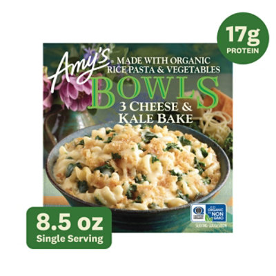 Amy's Three Cheese Kale Bake Bowl - 8.5 Oz