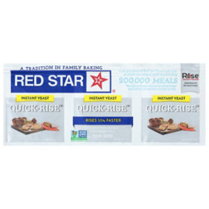 Red Star Yeast Quick Rise Instant Dry - 3-0.25 Oz
