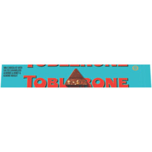 Toblerone Milk Chocolate Swiss Crunchy Salted Almond - 3.52 Oz