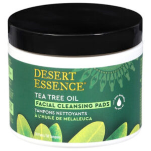 Desert Essence Cleansing Pads Facial Original Natural Tea Tree Oil - 50 Count