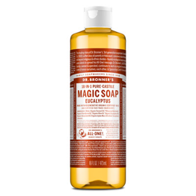 Dr. Bronner's Eucalyptus Pure-Castile Magic Soap - 16 Fl. Oz.