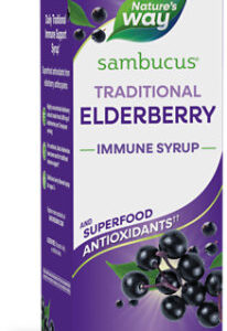 Natures Way Sambucus Original Standardized Elderberry Syrup Berry Flavor - 8 Oz