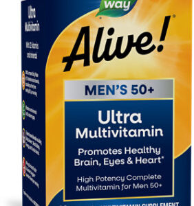 Natures Way Alive Once Daily Men's 50 Plus Multi Ultra - 60 Count