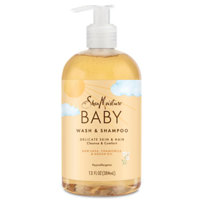 Shea Moisture Baby Wash & Shampoo Head-to-Toe Raw Shea Chamomile & Argan Oil - 13 Oz