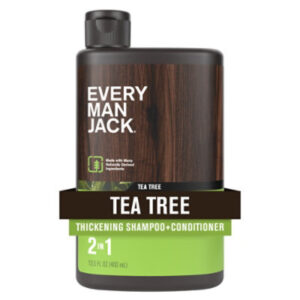 Every Man Jack Shampoo  Conditioner 2-in-1 Thickening Tea Tree - - 13.5 Oz