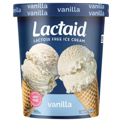 Lactaid Vanilla Ice Cream - 1 Quart
