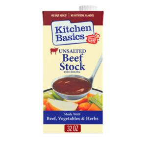Kitchen Basics Unsalted Beef Stock - 32 Oz